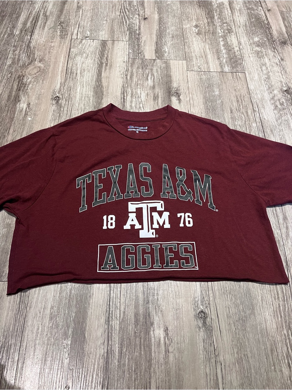 Champion Maroon Texas A&M Aggies Graphic Tee
